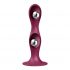 Satisfyer Double Ball-R - Standfuß beschwerte Dildo (rot) 