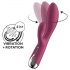 Satisfyer Spinning Rabbit 1 - rotierender Klitorisstimulator mit Arm (rot)