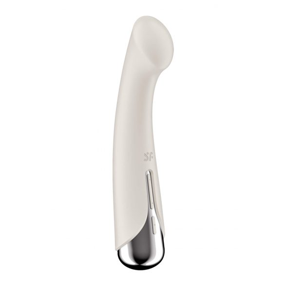 Satisfyer Spinning G-Punkt 1 - Rotierender G-Punkt Vibrator (Beige) 