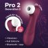 Satisfyer Pro 2 Gen3 - intelligenter, akkubetriebener, luftwellenklitoralvibrator (Burgund) 