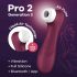 Satisfyer Pro 2 Gen3 - intelligenter luftwellen-Vibrator für die Klitoris (bordeaux)