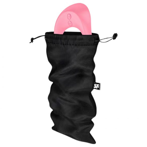 Satisfyer Treasure Bag - diskrete Aufbewahrungstasche - M (Schwarz)