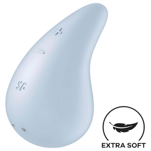 Satisfyer Dew Drop - Wiederaufladbarer, wasserdichter Klitoris-Vibrator (blau) 