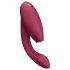 Womanizer Duo 2 - Wasserdichter G-Punkt-Vibrator und Klitorisstimulator (Rot) 