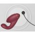 Womanizer Duo 2 - Wasserdichter G-Punkt-Vibrator und Klitorisstimulator (Rot) 