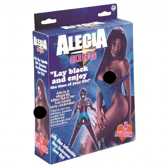 Alecia King - lebensgroße aufblasbare Sexpuppe (brünett)