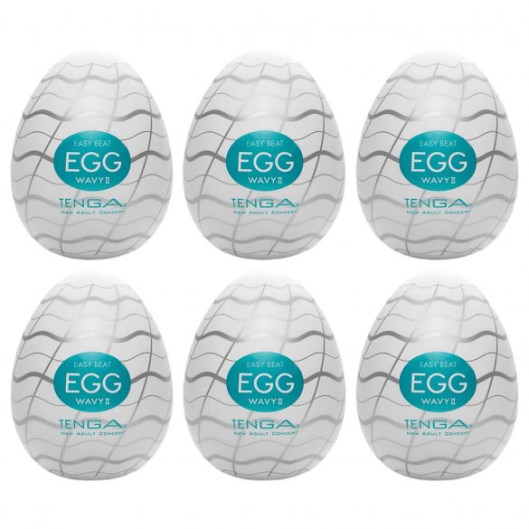 TENGA Egg Wavy II - Masturbationsei (6 Stk.)