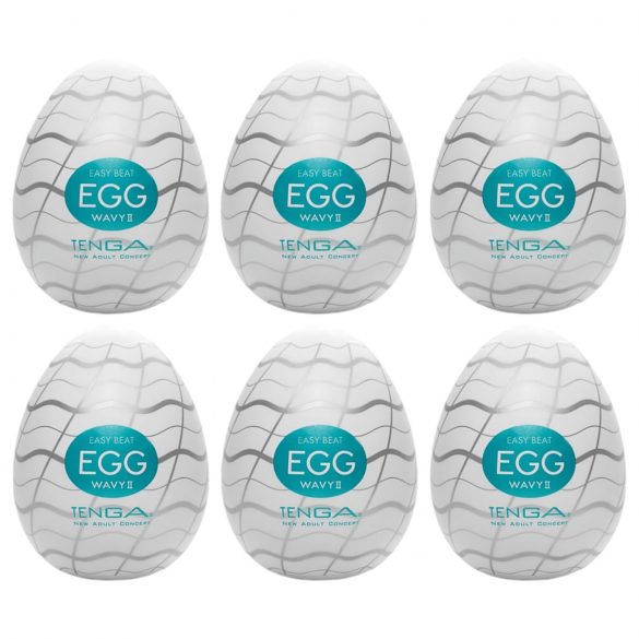 TENGA Egg Wavy II - Masturbationsei (6 Stk.)