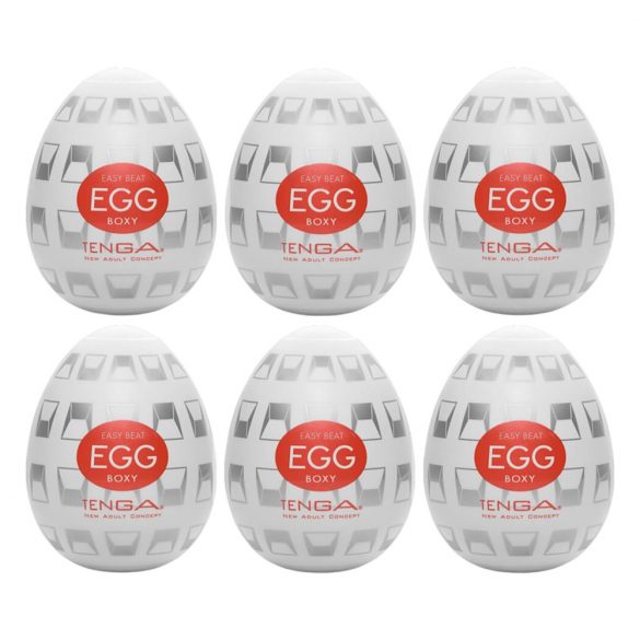 TENGA Egg Boxy - Masturbationseier (6 Stück) 