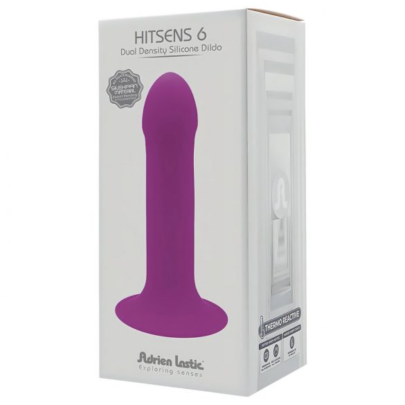 Adrien Lastic Hitsens 6 - Thermo Reaktiver Dildo (Lila)