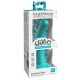 Dillio Curious Five - Saugfuß Silikon Dildo (15cm) - Türkis 