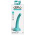 Dillio Curious Five - Saugfuß Silikon Dildo (15 cm) - Türkis