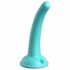 Dillio Curious Five - Saugfuß Silikon Dildo (15cm) - Türkis 