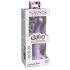 Dillio Curious Five - Saugfuß Silikon Dildo (15cm) - Lila 