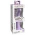 Dillio Curious Five - Silikon-Dildo mit Saugnapf (15 cm) - Lila