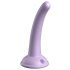 Dillio Curious Five - Saugfuß Silikon Dildo (15cm) - Lila 