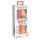 Dillio Big Hero - Saugnapf-Silikon-Dildo mit Eichel (17cm) - Orange 