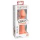 Dillio Big Hero - Saugnapf-Silikon-Dildo mit Eichel (17cm) - Orange 