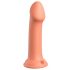 Dillio Big Hero - Saugnapf-Silikon-Dildo mit Eichel (17cm) - Orange 