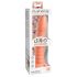 Dillio Wild Thing - Saugnapf gerillter Dildo (19cm) - Orange 