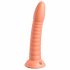 Dillio Wild Thing - Saugnapf gerillter Dildo (19cm) - Orange 