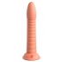 Dillio Wild Thing - Saugnapf gerillter Dildo (19cm) - Orange 