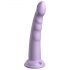 Dillio Slim Seven – Saugnapf-Stimulator Dildo (20 cm) – Lila