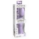 Dillio Super Eight - Saugnapf Makk Silikon Dildo (21cm) - Lila 