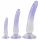 Crystal Clear - Anal Trainer Dildo Set - 3-teilig (transparent-blau) 