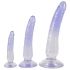 Crystal Clear - Anal Trainer Dildo Set - 3-teilig (transparent-blau) 