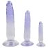 Crystal Clear - Anal Trainer Dildo Set - 3-teilig (transparent-blau) 