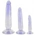 Crystal Clear - Anal Trainer Dildo Set - 3-teilig (transparent-blau) 