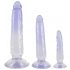 Crystal Clear - Anal Trainer Dildo Set - 3-teilig (transparent-blau) 