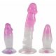 Crystal Clear - Anal Trainer Set - 3 Stück (Transparent-Pink) 