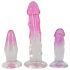 Crystal Clear - Anal-Trainer-Set - 3-teilig (transparent-pink)