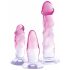 Crystal Clear - Anal Trainer Set - 3 Stück (Transparent-Pink) 