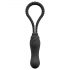 Black Velvet Perfect Fit - Strapless anpassbarer Dildo (schwarz) 