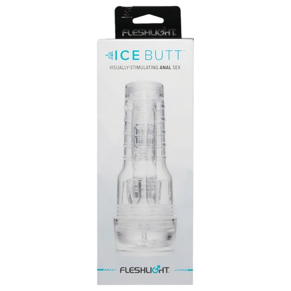 Fleshlight Ice Butt – transparenter Masturbator (Kunst-Po)