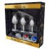 Alive Anal Pleasure - Metall Analplug-Set (Silber)