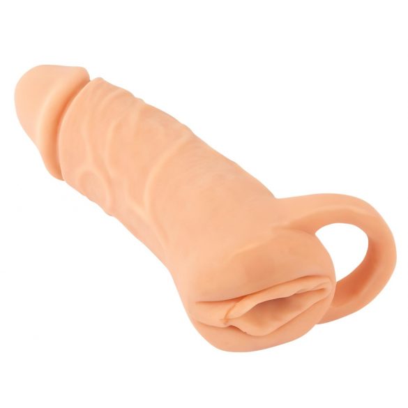 Nature Skin - Peniszhülle und künstliche Vagina - 18cm (natur) 