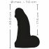 Realistixxx Real Giant - Giga Hoden Dildo - 22 cm (schwarz) 