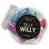 Silly Willy - Silikon-Dildo mit Saugnapf - 12 Stück (bunt)