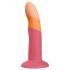 ROMP Dizi - flexibler Silikon-Dildo (Pink-Orange)