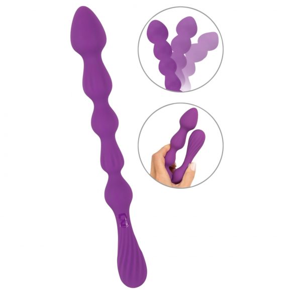 You2Toys - Flexibler Analdildo mit Kugeln - Violett