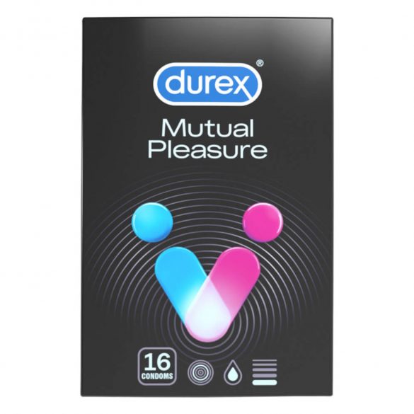 Durex Mutual Pleasure - Ejakulationsverzögernde Kondome (16 Stück) 