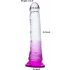 Einsamer Lance - Saugnapf-Dildo (Lila-Transparent) 