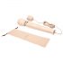 le Wand - exklusiver Netz Masseur-Vibrator (beige)