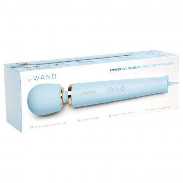 le Wand - exklusiver, netzwerkfähiger Massagevibrator (blau) 