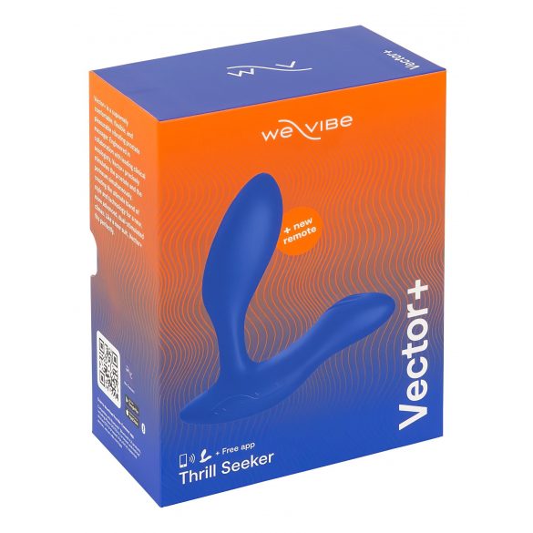 We-Vibe Vector+ - aufladbar, wasserdicht, intelligenter Analvibrator (blau) 