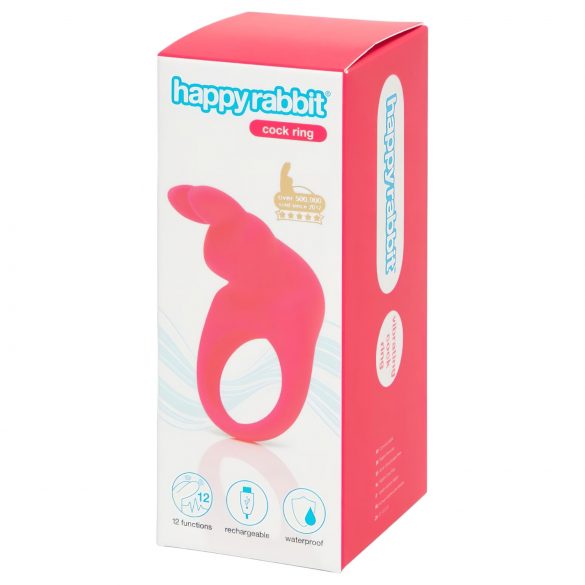 Happyrabbit Cock - Akkubetriebener vibrierender Penisring (Pink) 